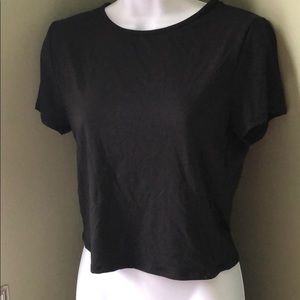 Black short top